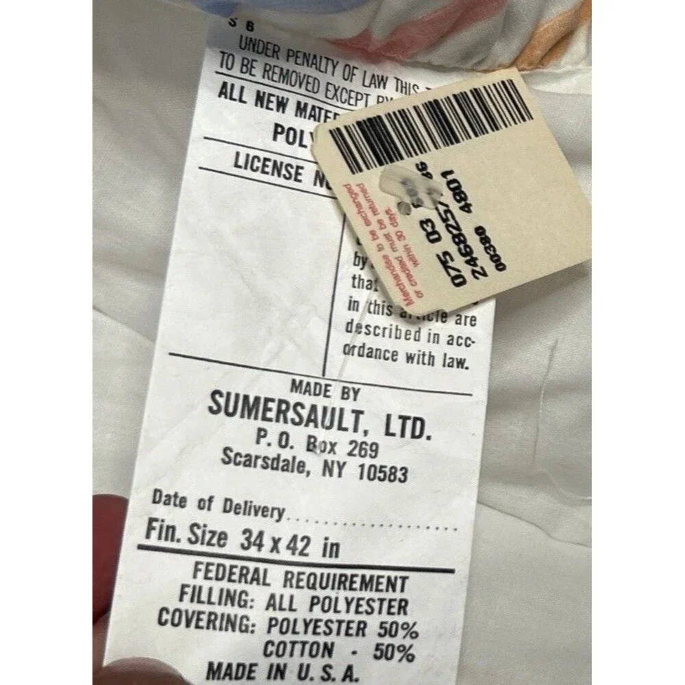 New Vintage Sumersault Nursery Quilt Tummy Time Millennial new mom Nostalgia 90
